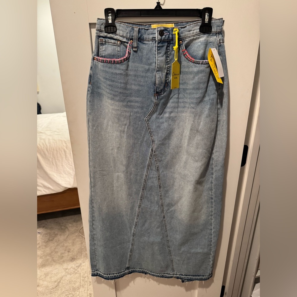 Sam Edelman denim maxi skirt